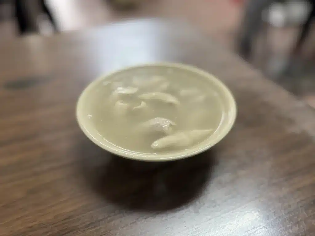 阿仁小吃的四神湯。