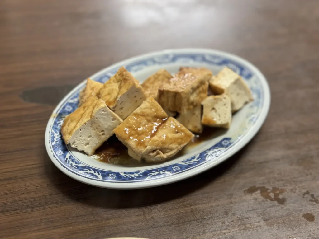 阿仁小吃的油豆腐。