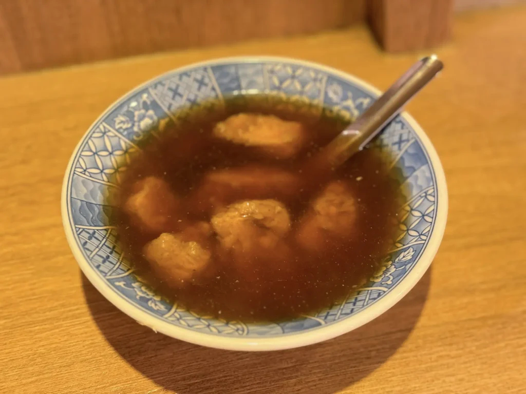 小王煮瓜的瓜仔肉湯。