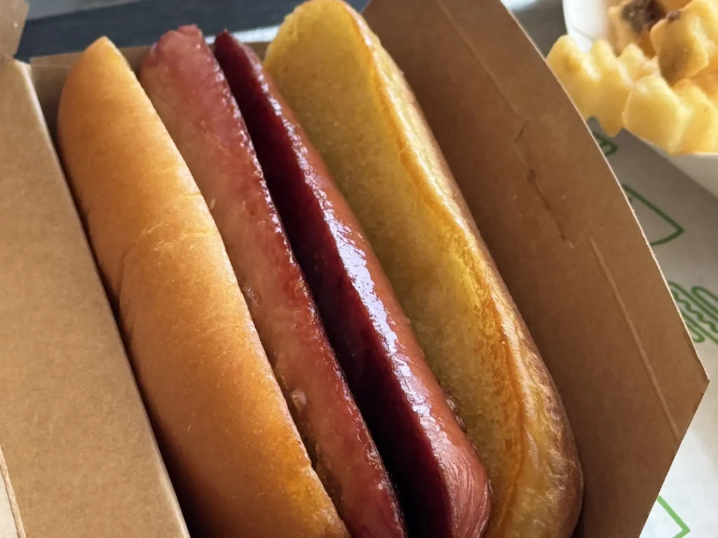 Shake Shack 熱狗近拍特寫