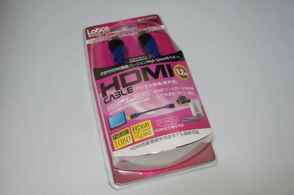 日本 Lobos 1.2 公尺 HDMI 線包裝