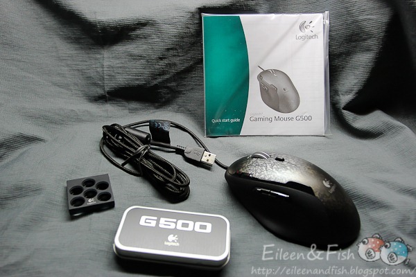Logitech G500滑鼠入手、開箱 菜色