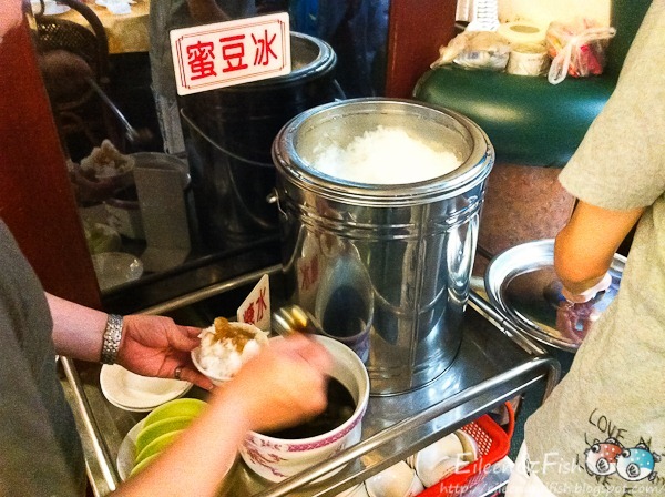 唐宮的蜜豆冰。