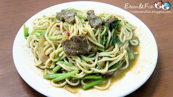 阿輝現炒黃牛肉　餐點特寫