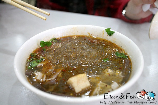 南京 回味鴨血粉絲湯 菜色